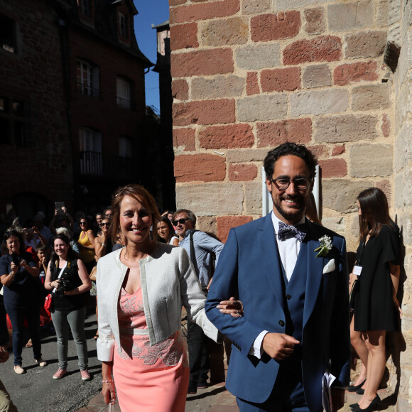 Ségolène Royal et Thomas Hollande à la mairie à Meyssac en Corrèze, le 8 Septembre 2018. © Patrick Bernard-Guillaume Collet / Bestimage