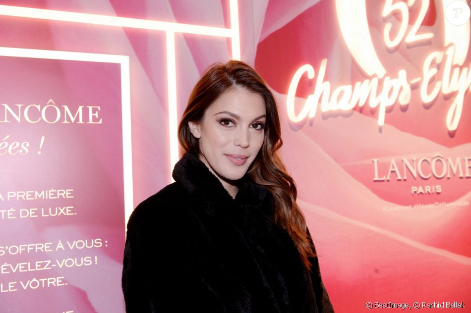 Iris Mittenaere (Miss France et Miss Univers) - Inauguration de la boutique Lancôme Champs-Elysées à Paris. © Rachid Bellak/Bestimage