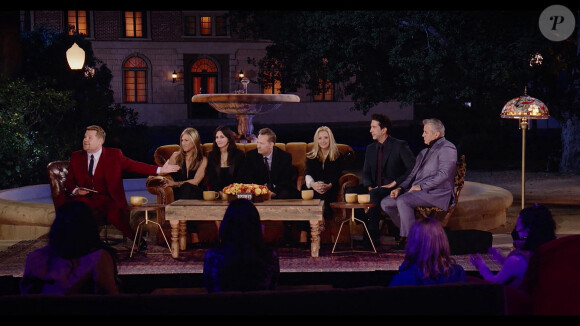 James Corden présente l'émission spéciale "Friends The Reunion" du casting de l'emblématique série "Friends", avec Jennifer Aniston, Courteney Cox, Lisa Kudrow, Matt LeBlanc, Matthew Perry, David Schwimmer et une invitée spéciale Lady Gaga.