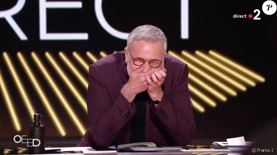 Laurent Ruquier hilare dans l'émission "On est en direct", sur France 2. Le 29 mai 2021.