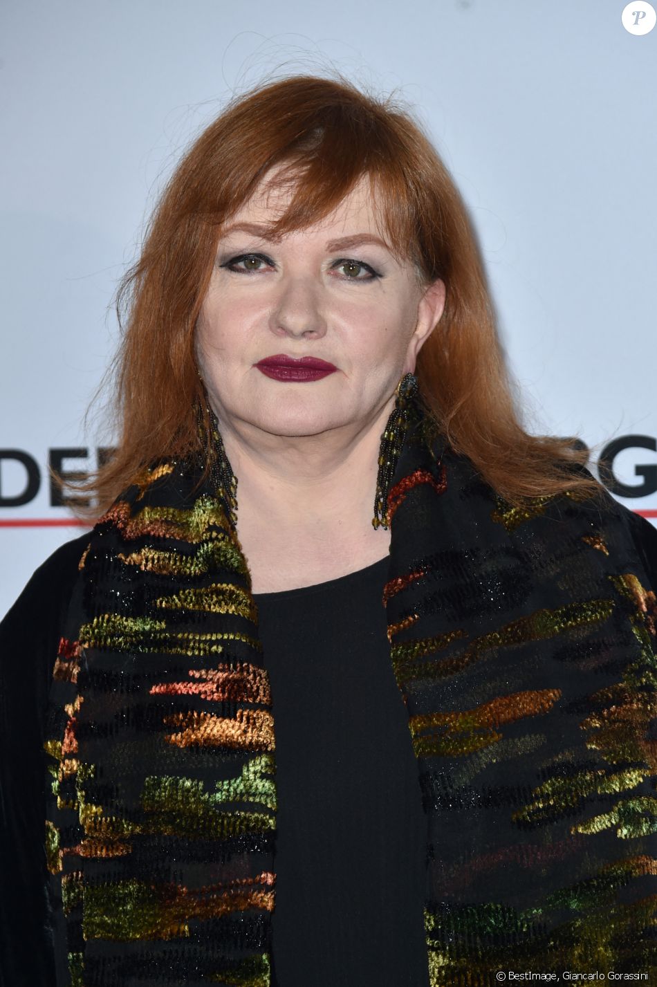 Catherine Jacob - Gala Mawoma à la Conciergerie à Paris. Le 9 mars 2020. © Giancarlo Gorassini/Bestimage
