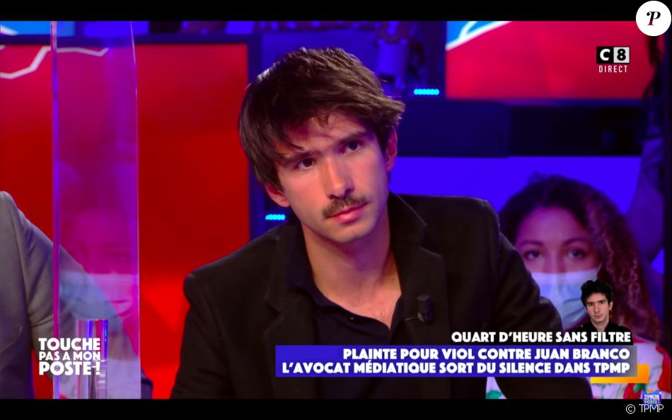 L'avocat Juan Branco dans l'émission "TPMP" revient sur l'enquête pour des faits de "viol" qui le vise.