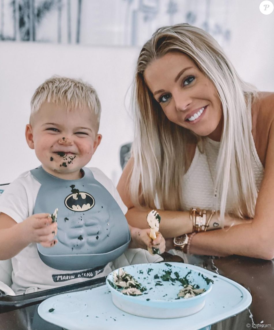 Jessica Thivenin et son fils Maylone sur Instagram. Avril 2021.