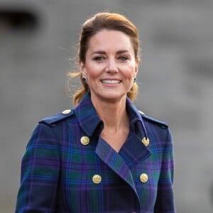 Kate Catherine Middleton, duchesse de Cambridge, a assisté à une projection du film "Cruella" dans un drive-in à Edimbourg, à l'occasion de la tournée en Ecosse. Le 26 mai 2021