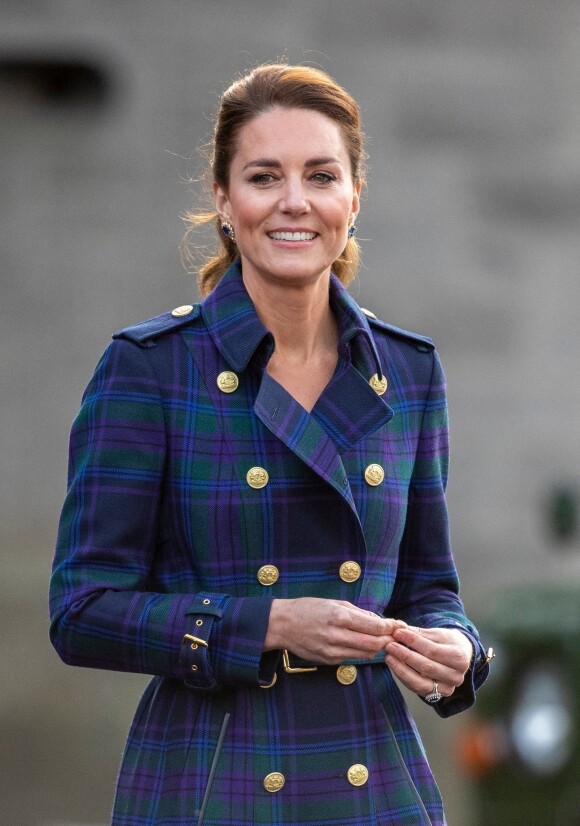 Kate Catherine Middleton, duchesse de Cambridge, a assisté à une projection du film "Cruella" dans un drive-in à Edimbourg, à l'occasion de la tournée en Ecosse. Le 26 mai 2021