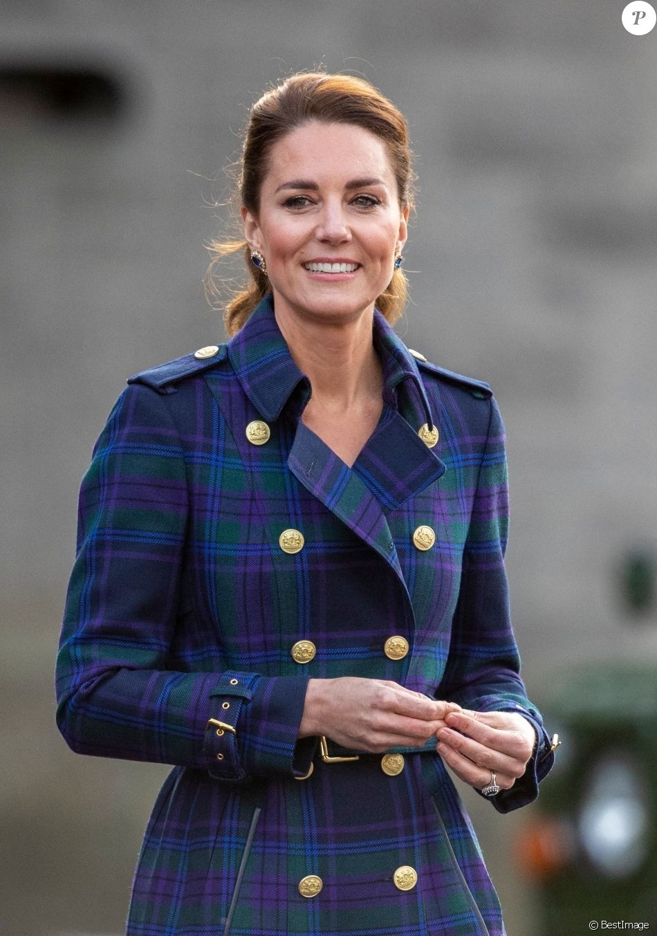 Kate Catherine Middleton, duchesse de Cambridge, a assisté à une projection du film "Cruella" dans un drive-in à Edimbourg, à l'occasion de la tournée en Ecosse. Le 26 mai 2021