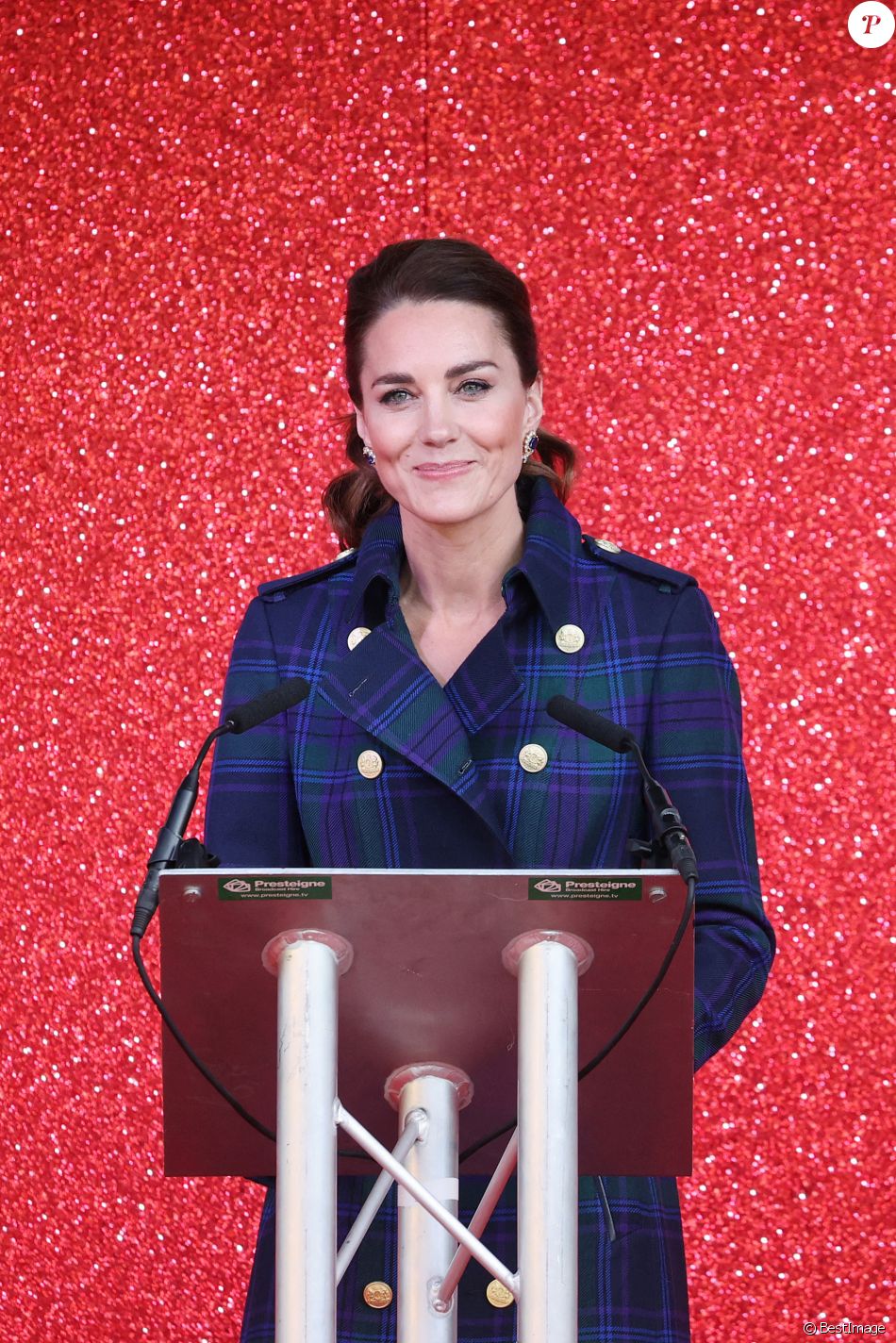 Kate Catherine Middleton, duchesse de Cambridge, a assisté à une projection du film "Cruella" dans un drive-in à Edimbourg, à l'occasion de la tournée en Ecosse. Le 26 mai 2021