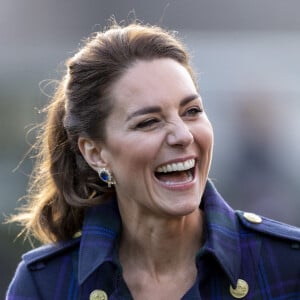 Kate Catherine Middleton, duchesse de Cambridge, a assisté à une projection du film "Cruella" dans un drive-in à Edimbourg, à l'occasion de la tournée en Ecosse. Le 26 mai 2021