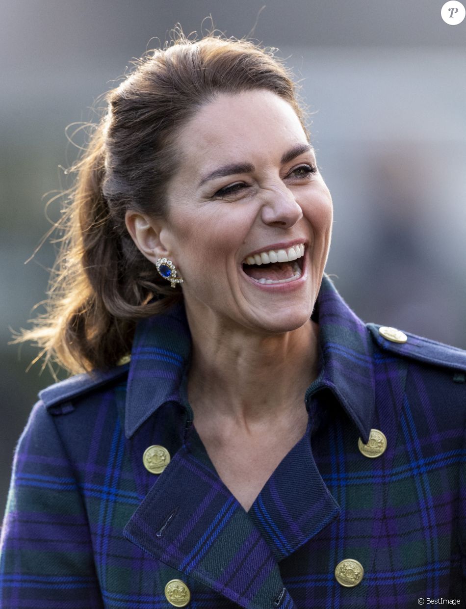 Kate Catherine Middleton, duchesse de Cambridge, a assisté à une projection du film "Cruella" dans un drive-in à Edimbourg, à l'occasion de la tournée en Ecosse. Le 26 mai 2021