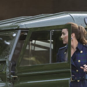 Kate Catherine Middleton, duchesse de Cambridge, a assisté à une projection du film "Cruella" dans un drive-in à Edimbourg, à l'occasion de la tournée en Ecosse. Le 26 mai 2021