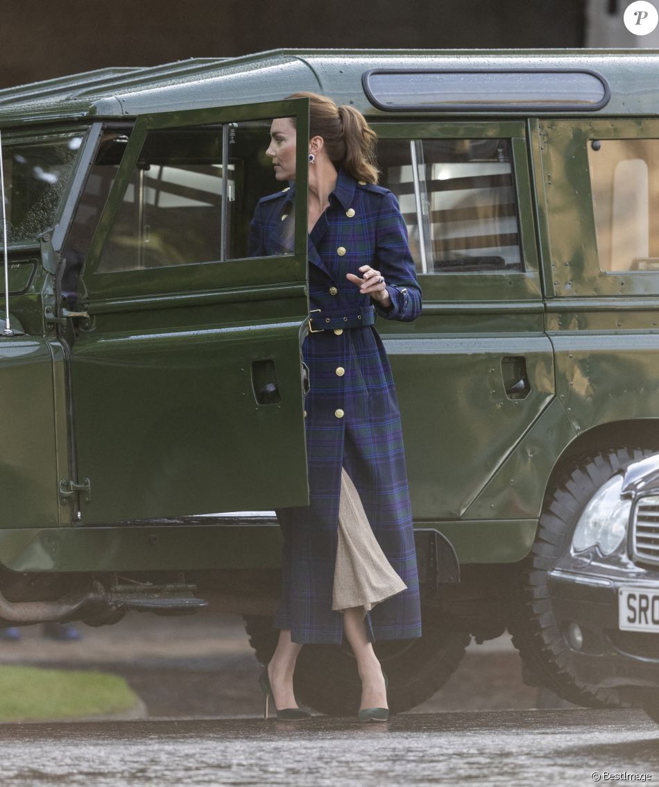 Kate Catherine Middleton, duchesse de Cambridge, a assisté à une projection du film "Cruella" dans un drive-in à Edimbourg, à l'occasion de la tournée en Ecosse. Le 26 mai 2021