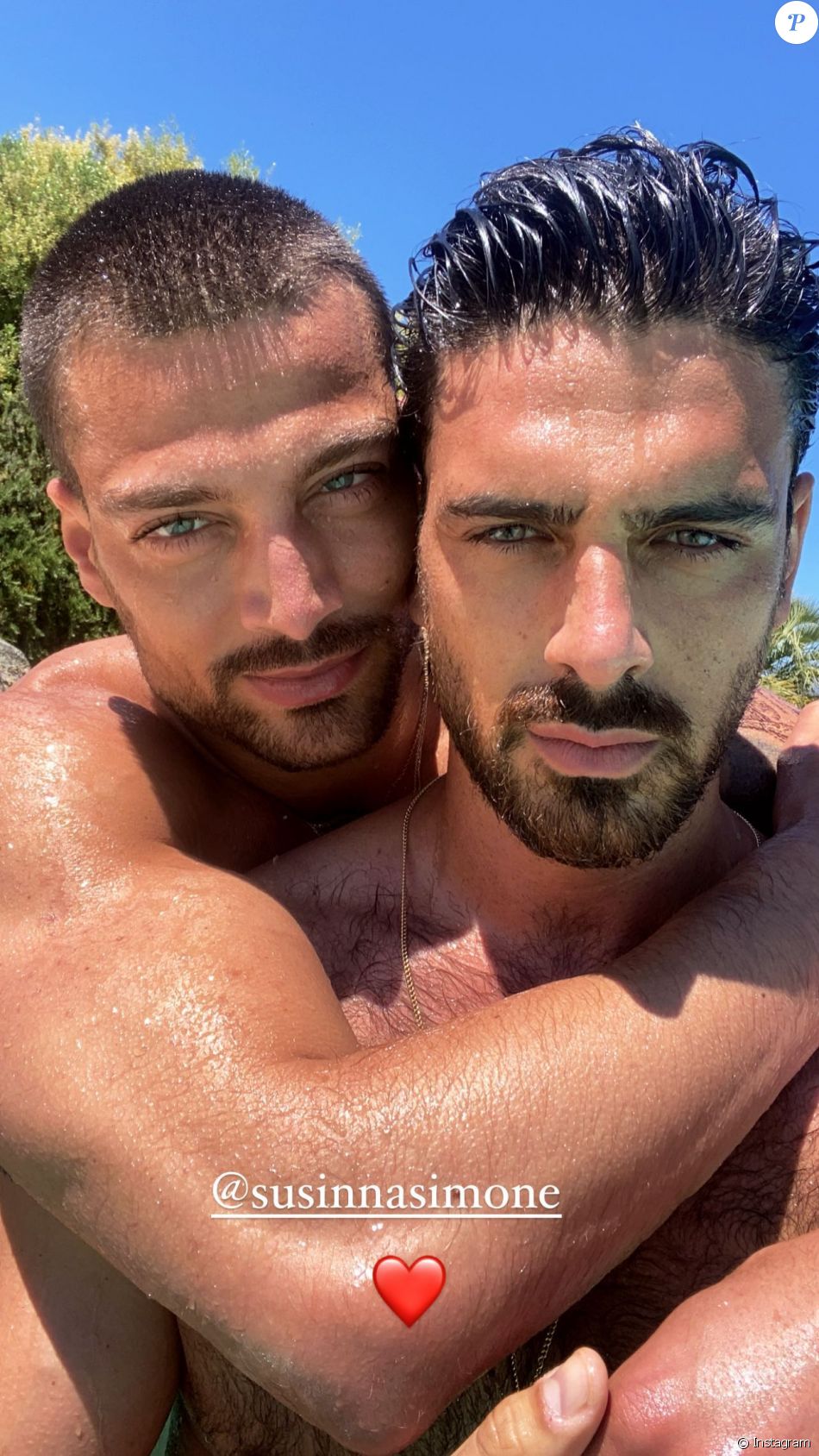 Michele Morrone et Susinna Simone sur Instagram
