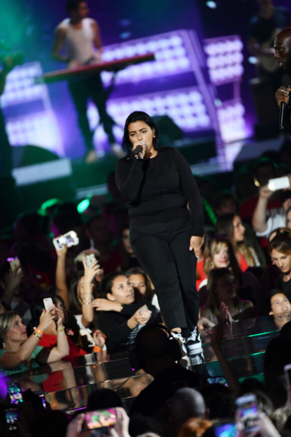 Exclusif - Marwa Loud - Enregistrement de l'émission "La chanson de l'année" dans les arènes de Nîmes, diffusée en direct sur TF1 © Bruno Bebert / Bestimage