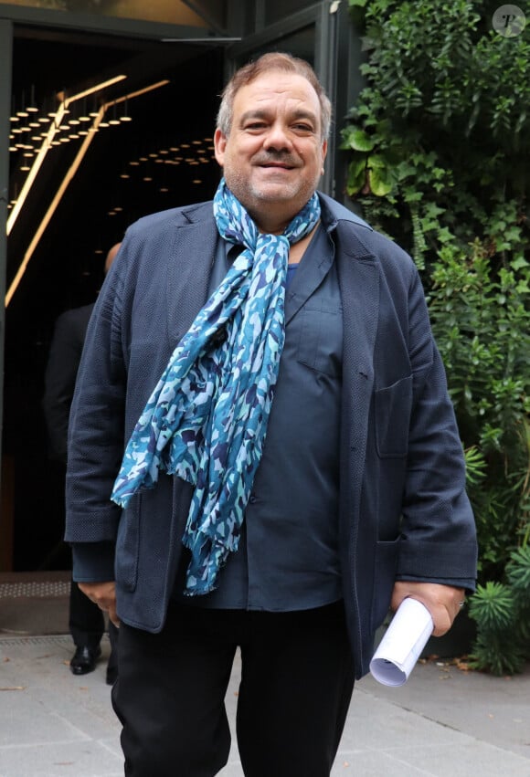 Didier Bourdon - Arrivées et sorties des invités de l'émission "Vivement Dimanche" au studio Gabriel à Paris le 9 septembre 2019.