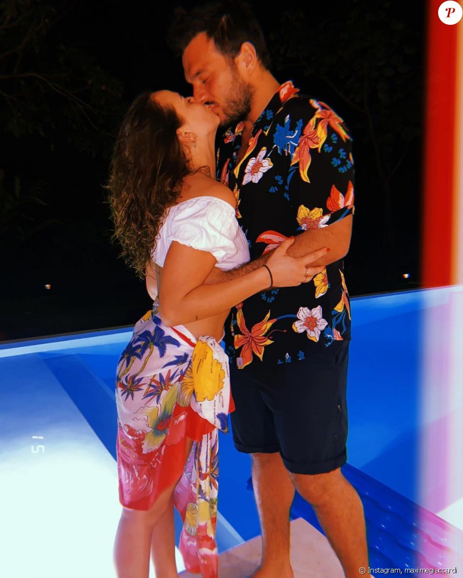 Pauline Ducruet et son petit ami Maxime Giaccardi sur Instagram, février 2021.