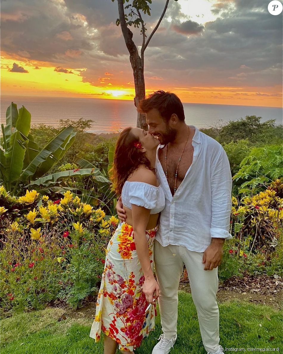 Pauline Ducruet et son petit ami Maxime Giaccardi sur Instagram, 2021.