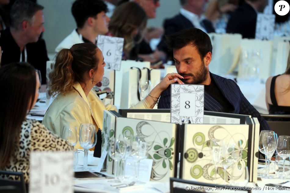 Pauline Ducruet et son compagnon Maxime Giaccardi - Soirée Amber Lounge 2021 Fashion Show au Grimaldi Forum pendant le 78ème Grand Prix de Monaco, le 21 mai 2021. © Jean-François Ottonello / Nice Matin /Bestimage
