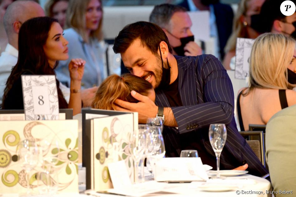 Pauline Ducruet et son compagnon Maxime Giaccardi - Soirée Amber Lounge 2021 Fashion Show au Grimaldi Forum pendant le 78ème Grand Prix de Monaco, le 21 mai 2021. © Bruno Bebert/Bestimage