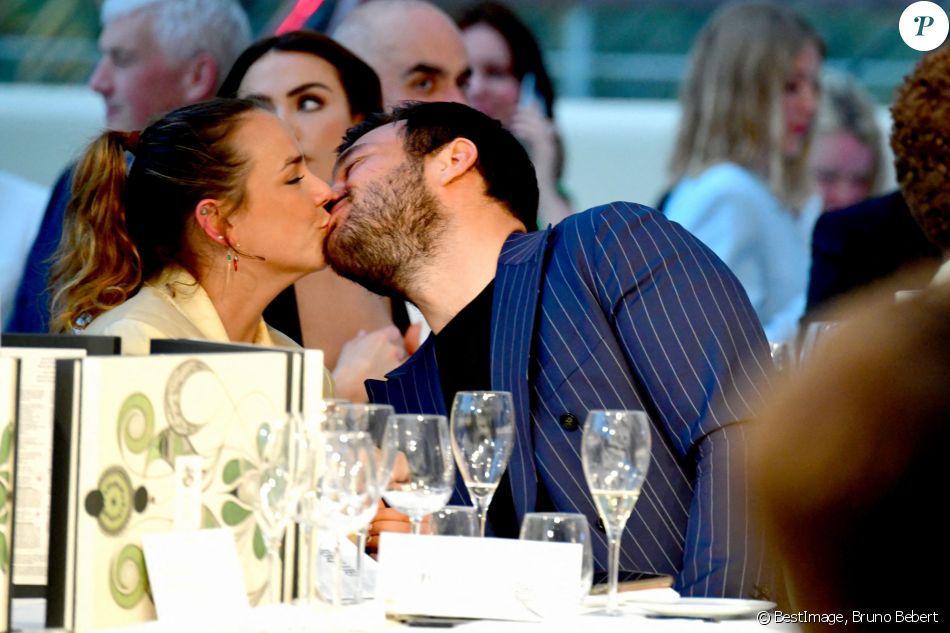 Pauline Ducruet et son compagnon Maxime Giaccardi - Soirée Amber Lounge 2021 Fashion Show au Grimaldi Forum pendant le 78ème Grand Prix de Monaco, le 21 mai 2021. © Bruno Bebert/Bestimage