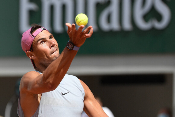 Rafael Nadal - Entrainements des joueurs avant le premier tour du tournoi de tennis de Roland Garros à Paris. Le 28 mai 2021 © Imago / Panoramic / Bestimage