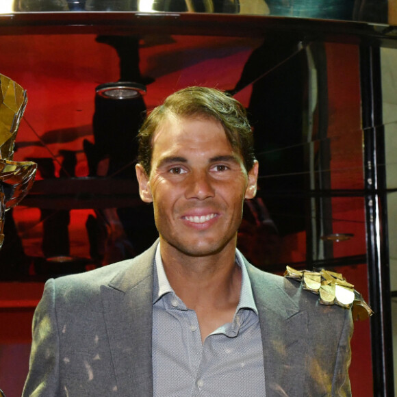 Rafael Nadal durant la Soirée du Rolex Monte Carlo Masters 2019 au Sporting à Monaco le 19 avril 2019. © Bruno Bebert / Bestimage 