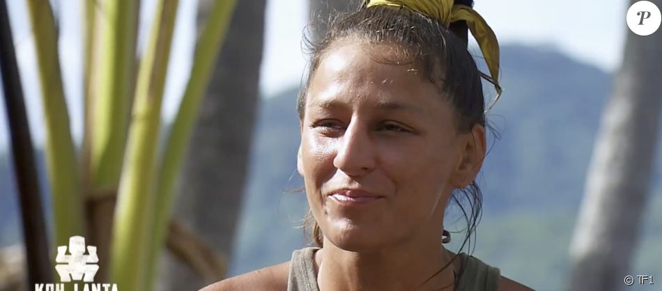 Lucie lors de la finale de "Koh-Lanta, Les Armes secrètes", sur TF1.