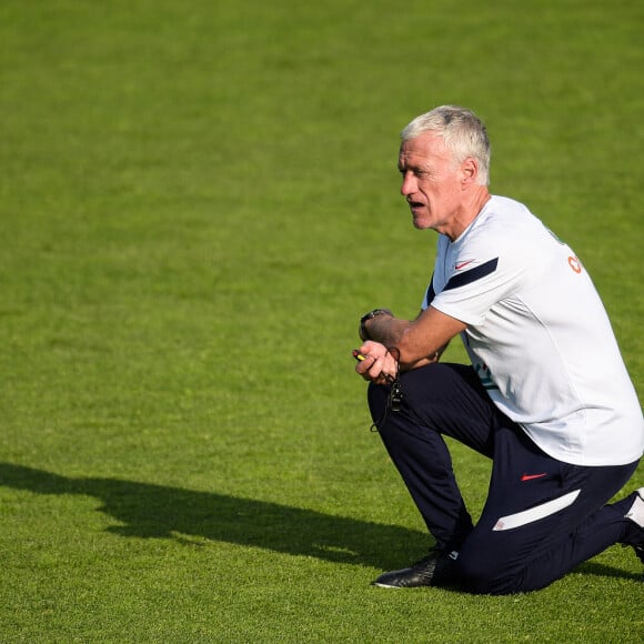 Didier Deschamps ( selectionneur - entraineur - France ) - Entraînement de l'équipe de France de football à Clairefontaine, le 3 juin 2021, au lendemain de leur victoire face au Pays de Galles (3-0) lors d'un match amical. © Federico Pestellini / Panoramic / Bestimage 