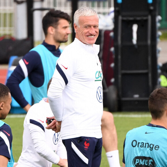 Didier Deschamps - Entraînement de l'équipe de France de football à Clairefontaine, le 30 mai 2021. © Anthony Bibard / FEP / Panoramic / Bestimage 