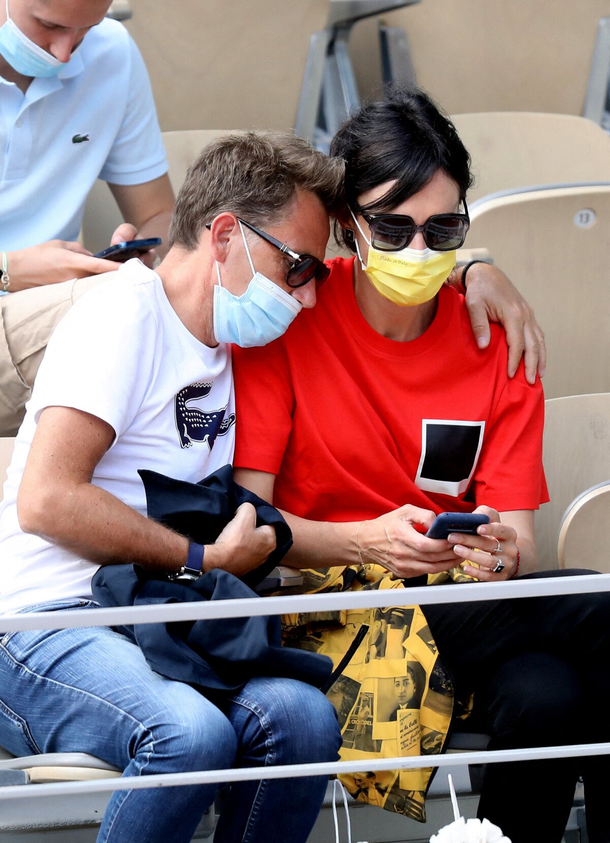 Géraldine Maillet amoureuse de Daniel Riolo : rare apparition du couple, à  Roland-Garros - Purepeople