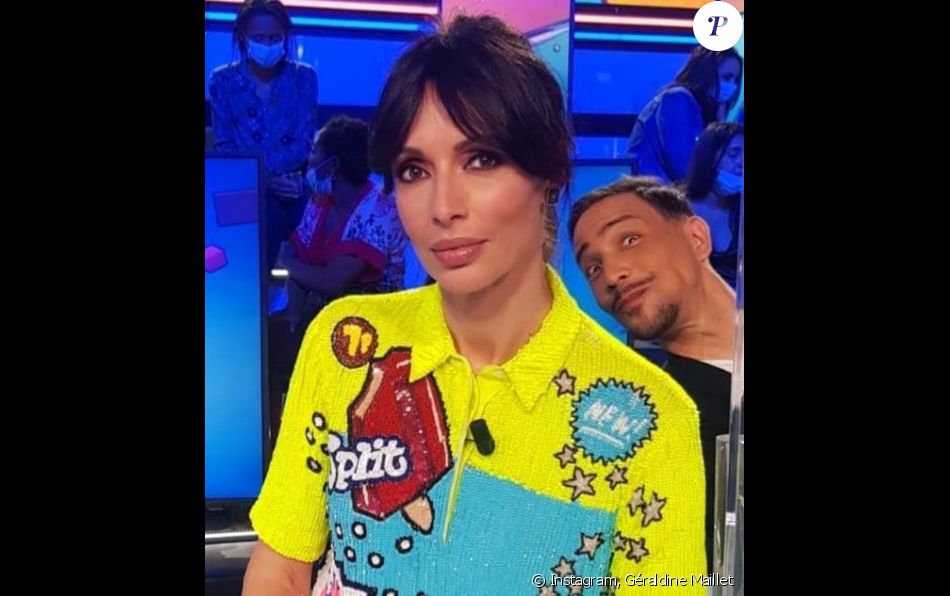 Géraldine Maillet et Steevy Boulay sur Instagram. Le 4 mai 2021.