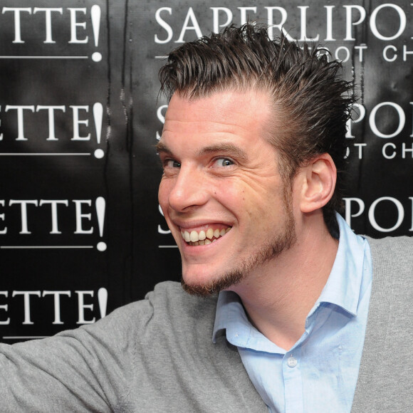 Norbert Tarayre - Inauguration du restaurant "Saperlipopette!" de Norbert Tarayre (Top Chef 3) à Puteaux, le 17 novembre 2014.