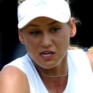 Anna Kournikova à Wimbledon en 2002