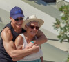 Jean Claude Van Damme et sa maman Eliana à Gustavia à St-Barthélemy. Le 23 décembre 2020. @ABCAPRESS.COM