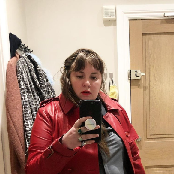 Lena Dunham en février 2021.