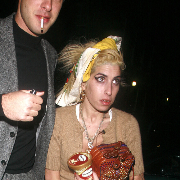 Amy Winehouse et Mark Ronson à Londres, le 11 janvier 2008.