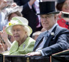La reine Elizabeth II et le prince Andrew, duc d'York au Royal Ascot. Le 22 juin 2019