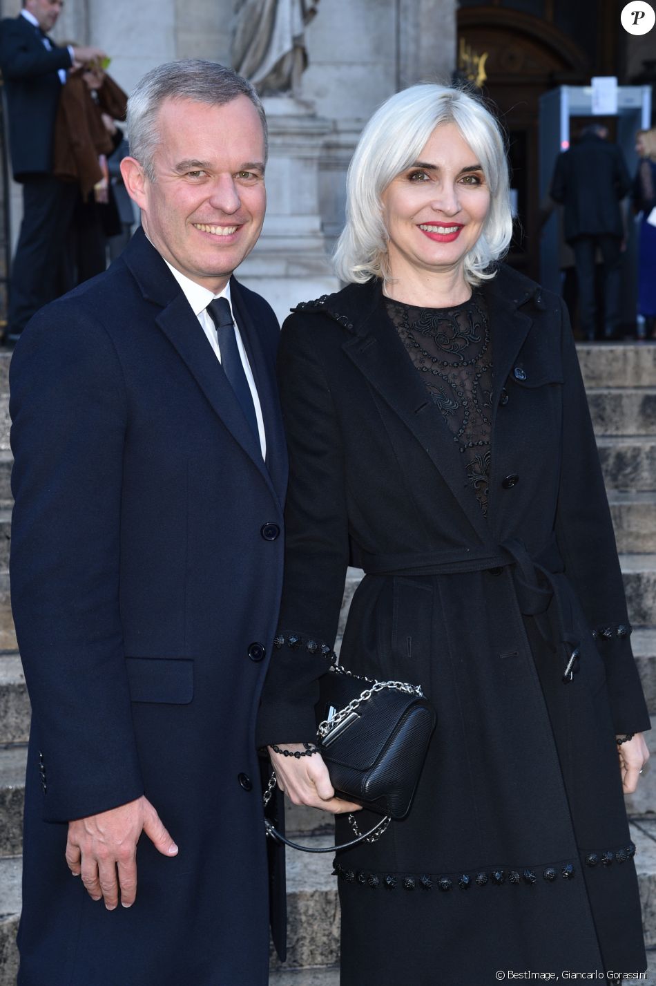 Francois de Rugy et sa femme Severine Servat de Rugy arrivent au gala du 350ème anniversaire de l'Opéra Garnier à Paris, France, le 8 mai 2019. © Giancarlo Gorassini/Bestimage