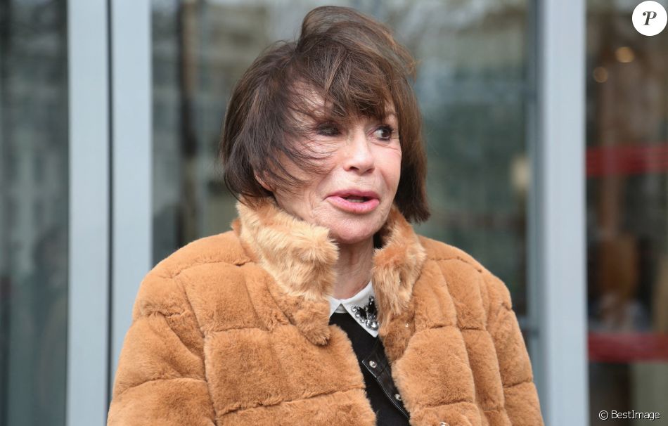 Danièle Evenou à la sortie des studios RTL à Paris. © Panoramic / Bestimage