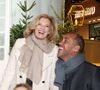 Valérie Trierweiler et son compagnon Romain Magellan lors de la soirée de lancement du "Winter Time" au profit de l'association ELA à l'hôtel Sofitel rue du Faubourg Saint-Honoré à Paris, France. © Denis Guignebourg/BestImage