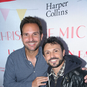 Christophe Michalak et Willy Rovelli - Sortie du livre de Christophe Michalak, "La Pâtisserie en Famille", à Paris le 9 octobre 2019. © JLPPA/Bestimage