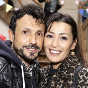 Willy Rovelli et Karima Charni - Sortie du Livre de Christophe Michalak "La Pâtisserie en Famille" à Paris, le 9 octobre 2019. © Cédric Perrin/Bestimage