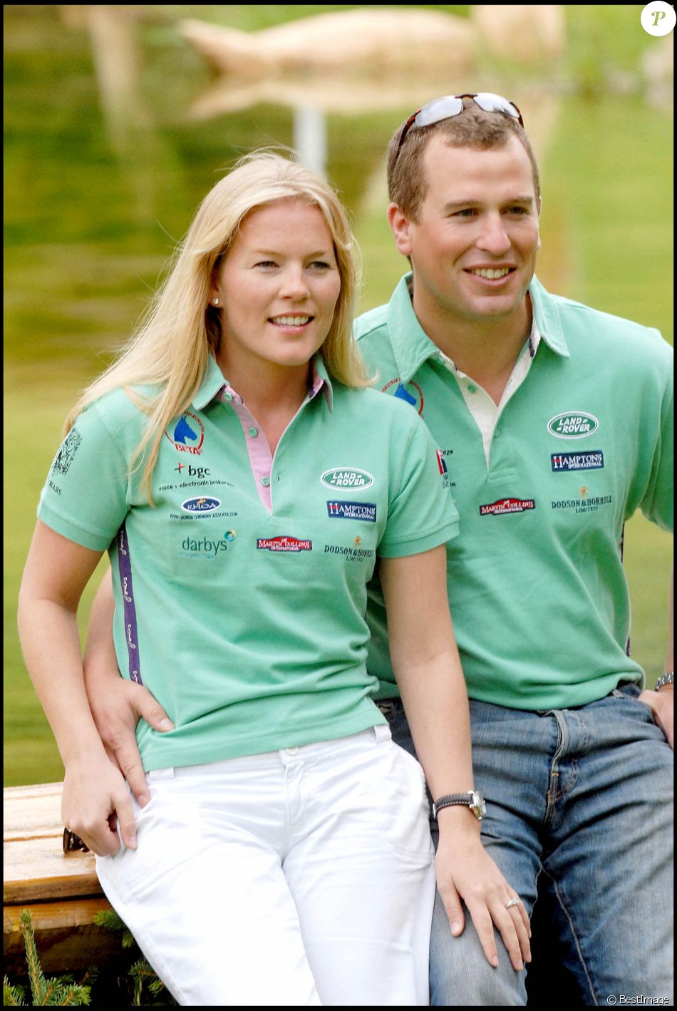 Peter Phillips et Autumn Kelly à Gatcombe Park en 2007.
