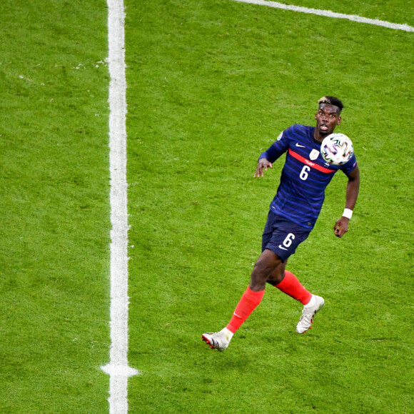 Paul Pogba lors du match de l'UEFA Euro 2020 opposant l'Allemagne à la France au stade Allianz Arena à Munich, Allemagne, le 15 juin 2021. La France a gagné 1-0. © Anthony Bibard/Panoramic/Bestimage 