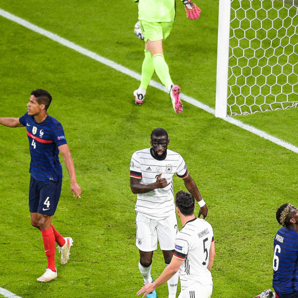 Paul Pogba lors du match de l'UEFA Euro 2020 opposant l'Allemagne à la France au stade Allianz Arena à Munich, Allemagne, le 15 juin 2021. La France a gagné 1-0. © Federico Pestellini/Panoramic/Bestimage 