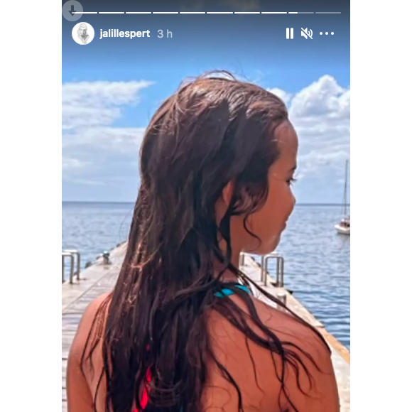 Kahina, la fille de Jalil Lespert et Sonia Rolland, sur Instagram le 16 juin 2021.
