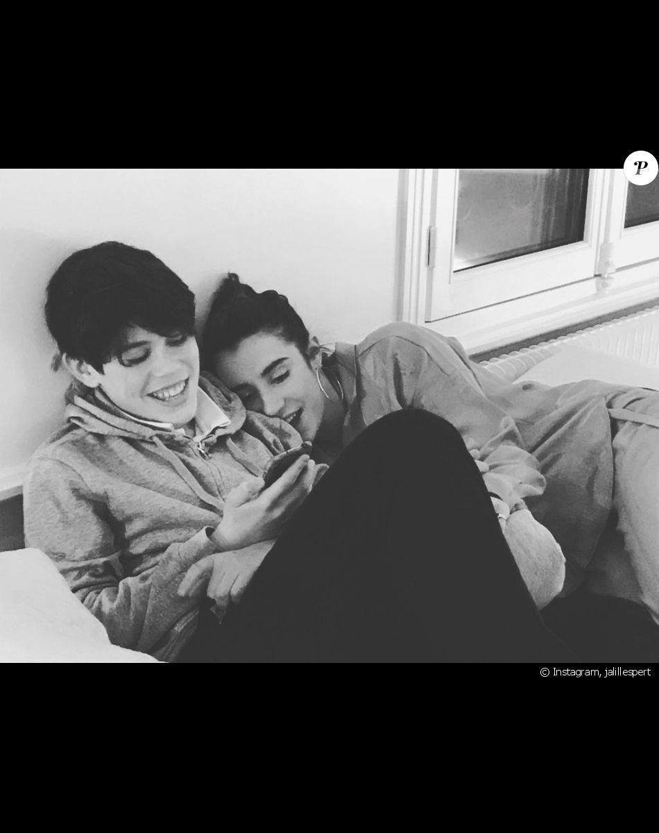Gena et Aliosha, deux des trois enfants de Jalil Lespert, sur Instagram en mars 2021.