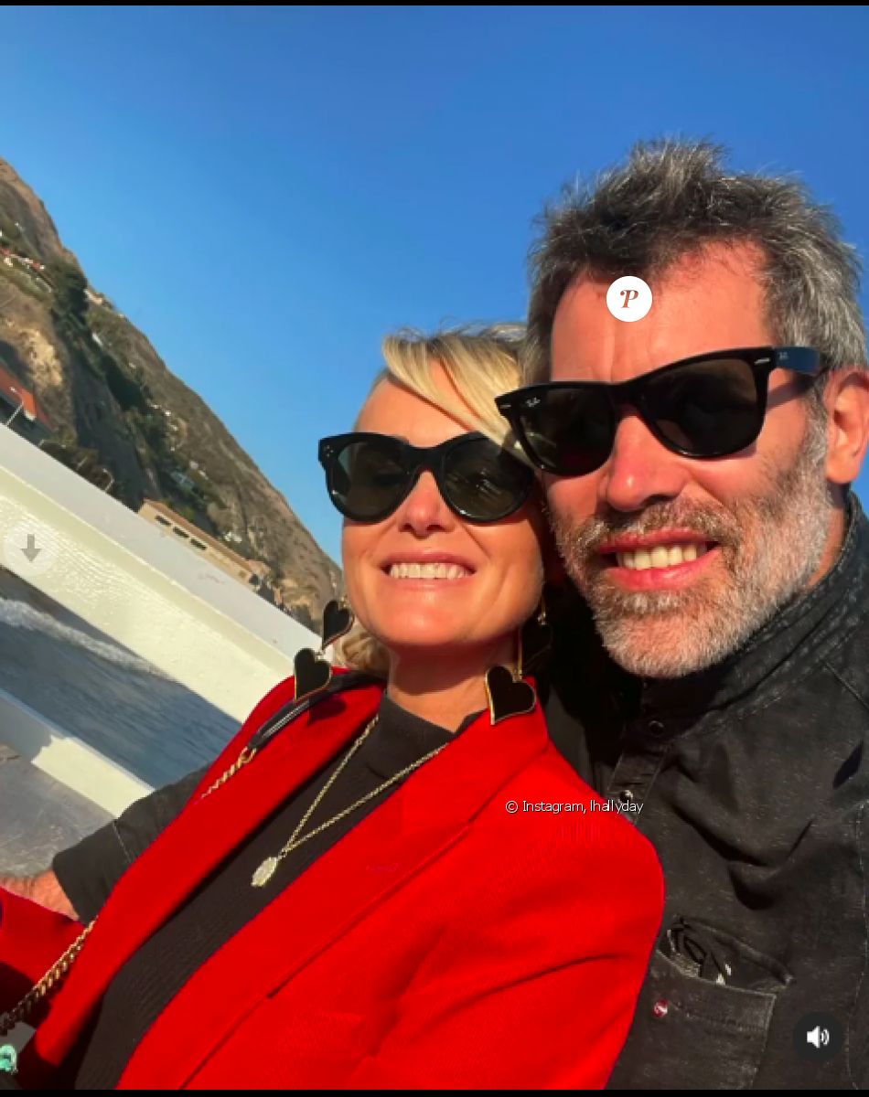 Jalil Lespert et Laeticia Hallyday sur Instagram, le 11 mai 2021.