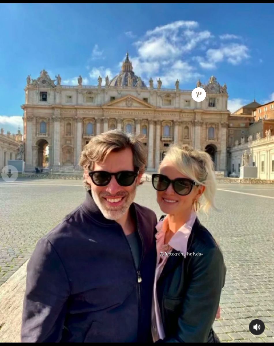 Jalil Lespert et Laeticia Hallyday sur Instagram, le 11 mai 2021.