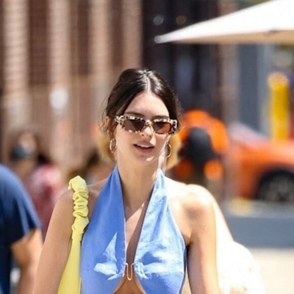 Emily Ratajkowski a réussi à retrouver la ligne en un rien de temps après avoir accouché en mars dernier, à New York City, New York, Etats-Unis, le 15 juin 2021. 