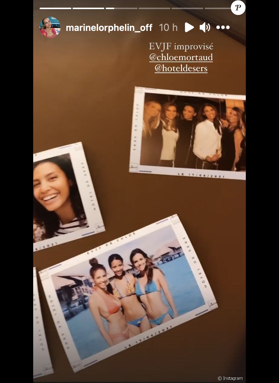 Chloé Mortaud fête son enterrement de vie de jeune fille avec ses copines Miss Marine Lorphelin, Malika Ménard, Valérie Bègue, Flora Coquerel et Iris Mittenaere - Instagram